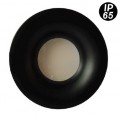 Foco fijo empotrar Negro SPA02 85mm IP65, Ideal para baño